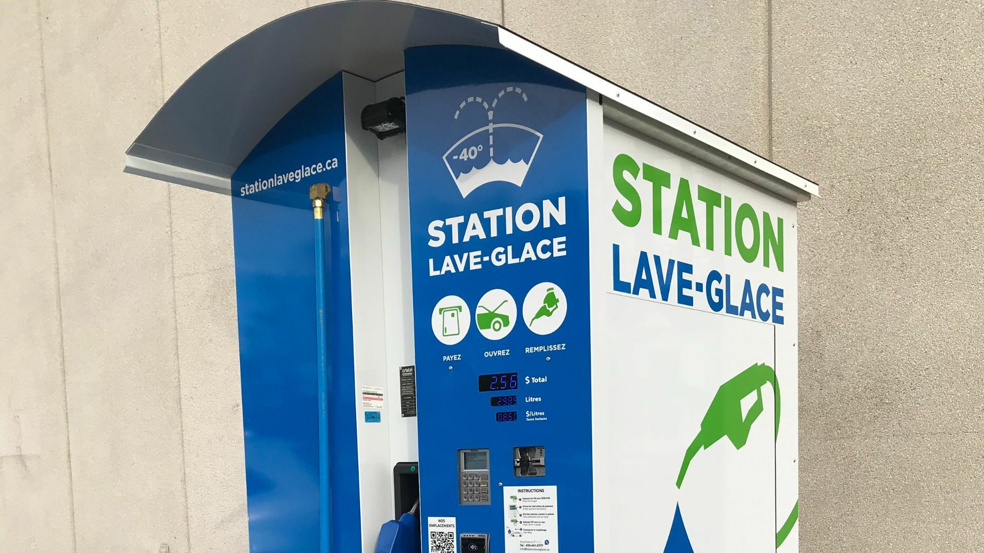 Station de lave-glace